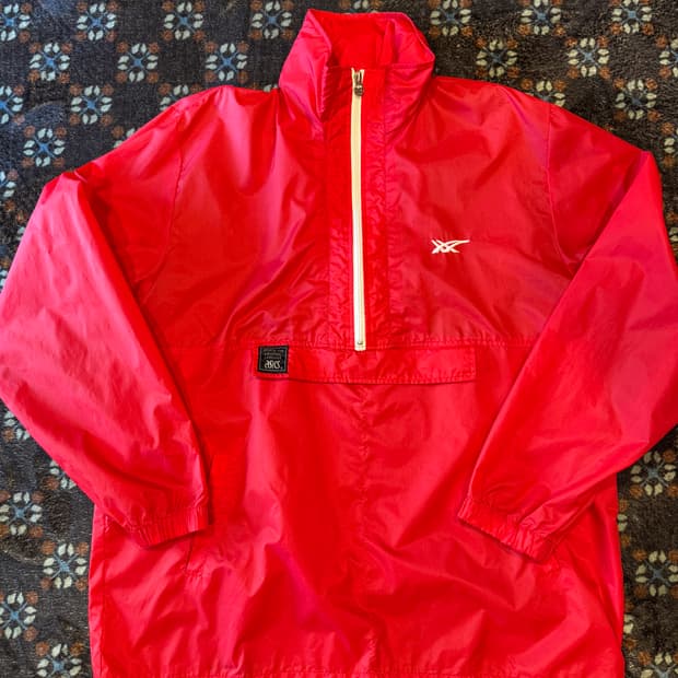 아식스 아노락 바람막이