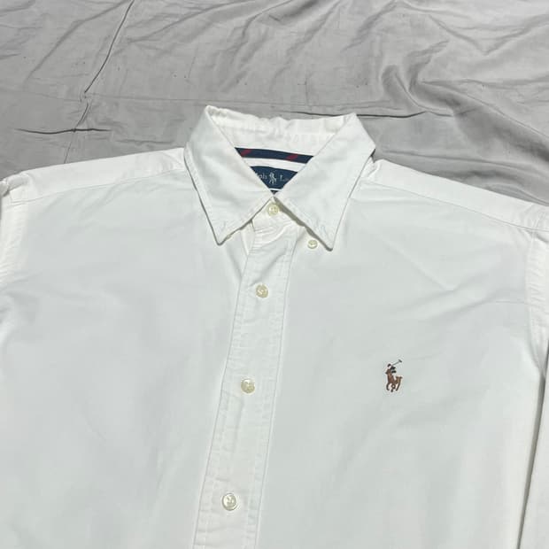 L 폴로랄프로렌 클래식핏 화이트 셔츠 