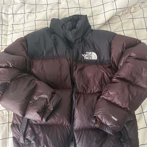 노스페이스 1996 레트로 눕시 자켓 콜 브라운 TNF 블랙