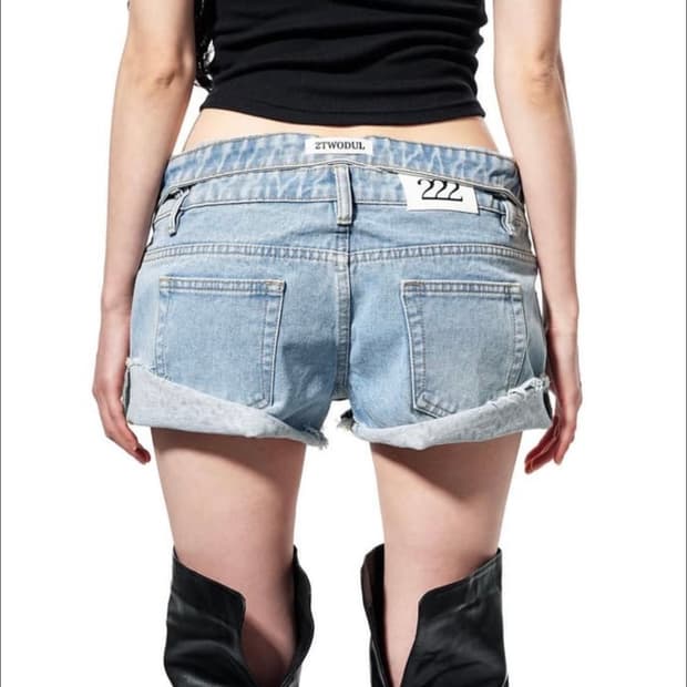 2twodul 데님 반바지 003 S사이즈
