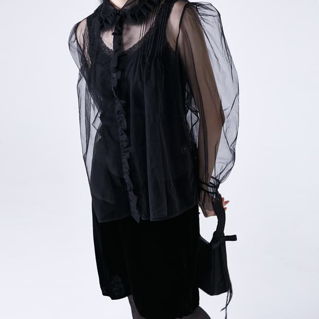 Ruffle Lace Shirts