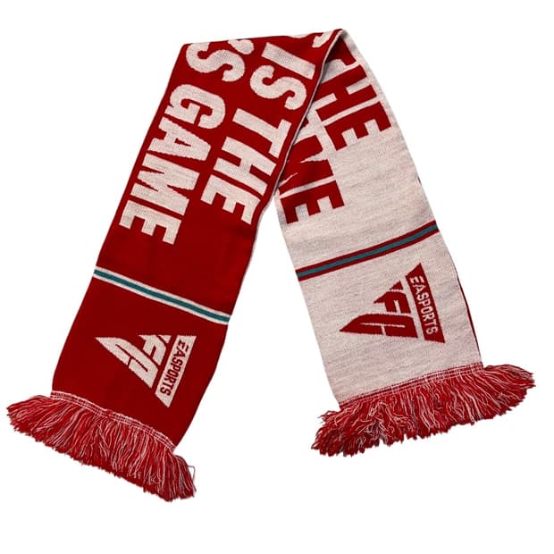 easports 풋볼 머플러 레드 앤 화이트