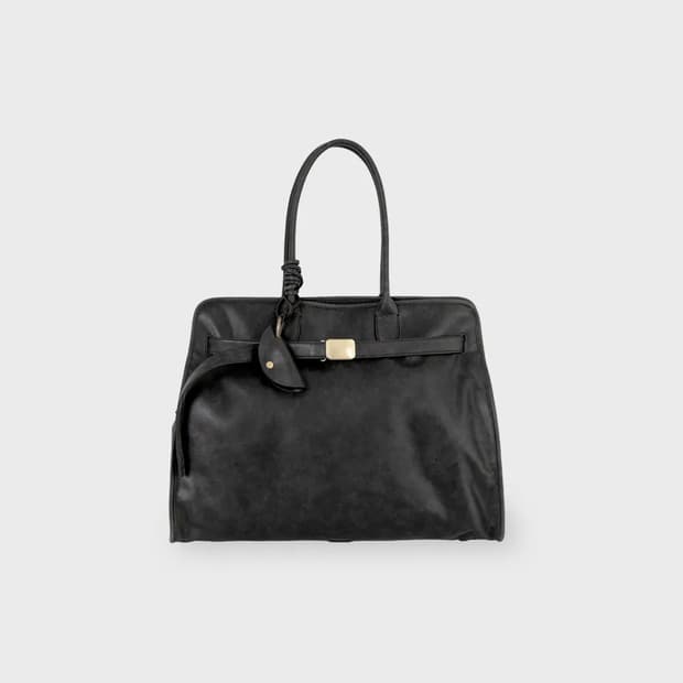 브라운야드 레더 버클 백