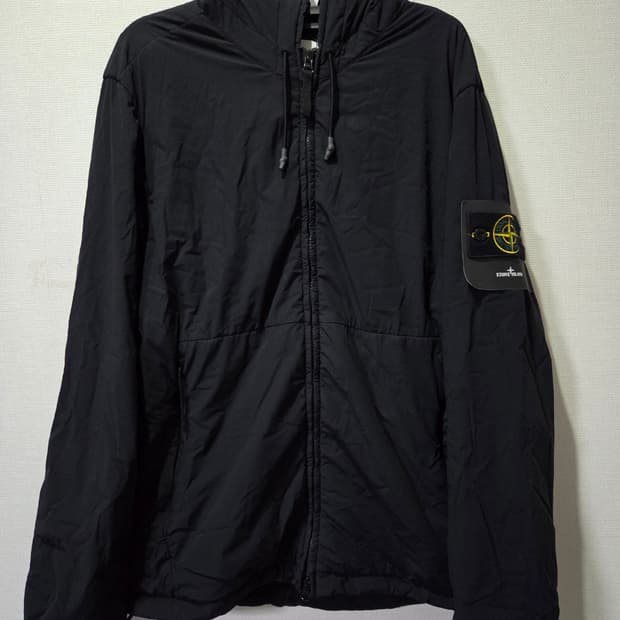 정품 스톤아일랜드 나일론 후드 바람막이 자켓 95/M