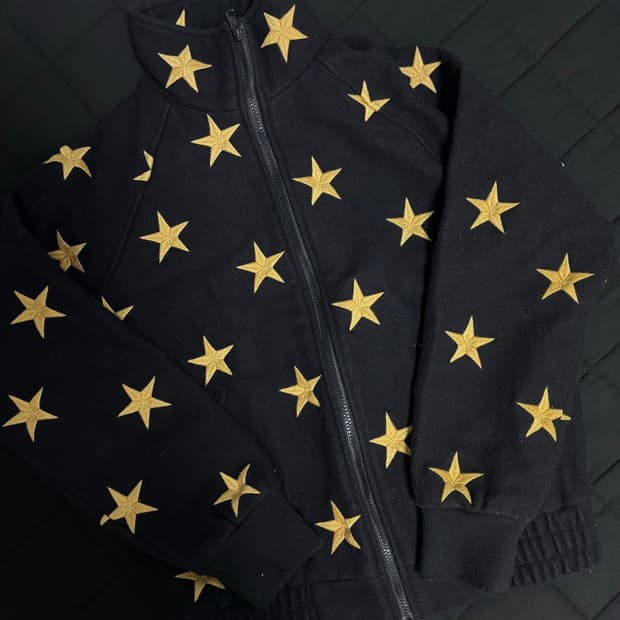 슈프림 별 자켓 점퍼 블랙 S