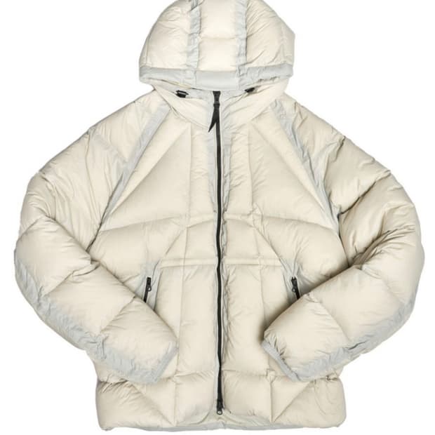 스키즘인듀싱 패딩 SHEER DOWN JACKET ECRU