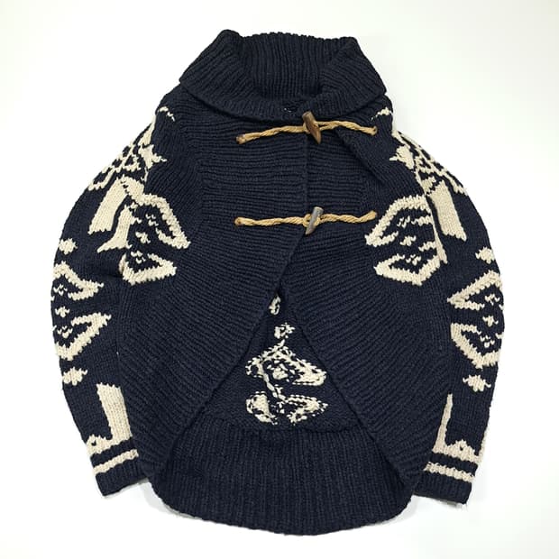 CL023 폴로 랄프로렌 핸드 니트 이탈리안 캐시미어 블렌드 토글 가디건