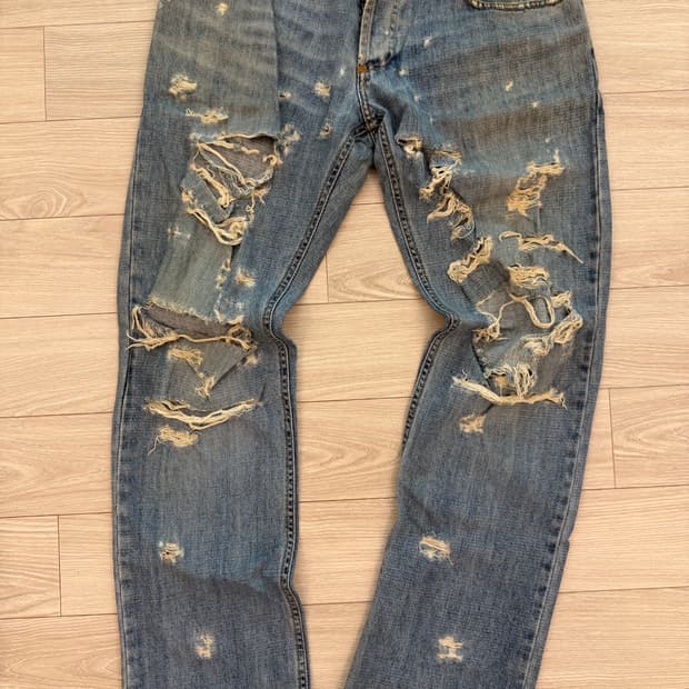 돌체앤가바나 2005 디스트로이드 데님팬츠