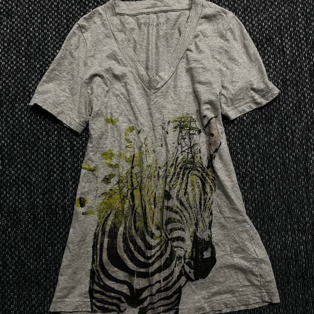 Y2K Print Slim Fit Top
