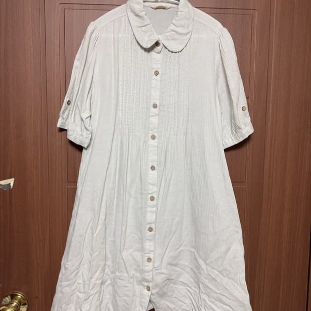모리걸 하구미 일본 빈티지 레이스 둥근카라 홍콩 블라우스 반팔 원피스