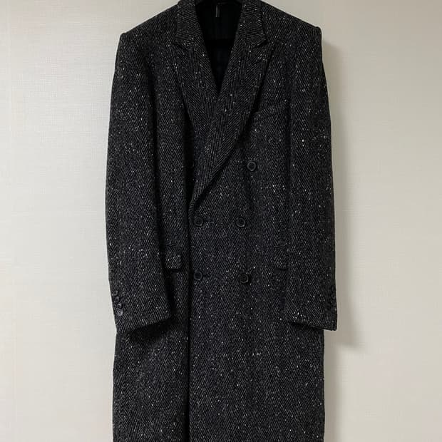 2001FW Dior HOMME ‘SOLITAIRE' TWEED COAT