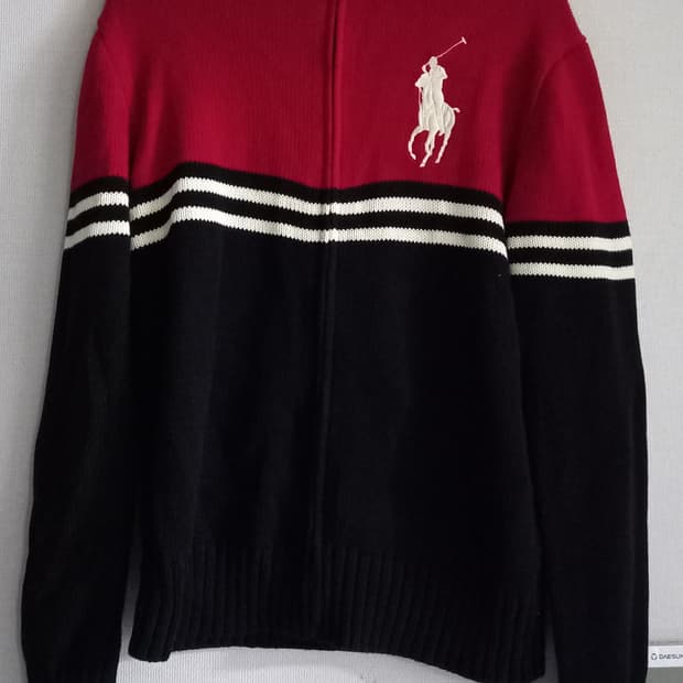 폴로 POLO 빅포니 여자 니트집업 85/XS