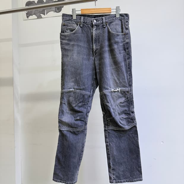 BLUE WAY COMPANY 흑청 데님 팬츠 