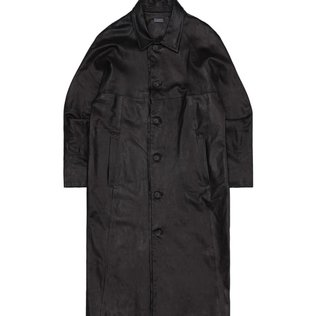 S 엑슬림 xlim ep9 레더 코트 블랙 미개봉 새제품 판매