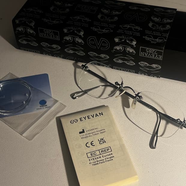 아이반 7285 eyevan - orbit 오르빗 무테안경 새제품