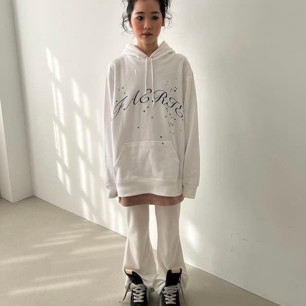FEES faerie hoodie white 샵페어리 후드티 화이트