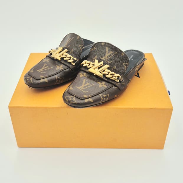루이비통 어퍼케이스 여성 뮬 슬리퍼 36