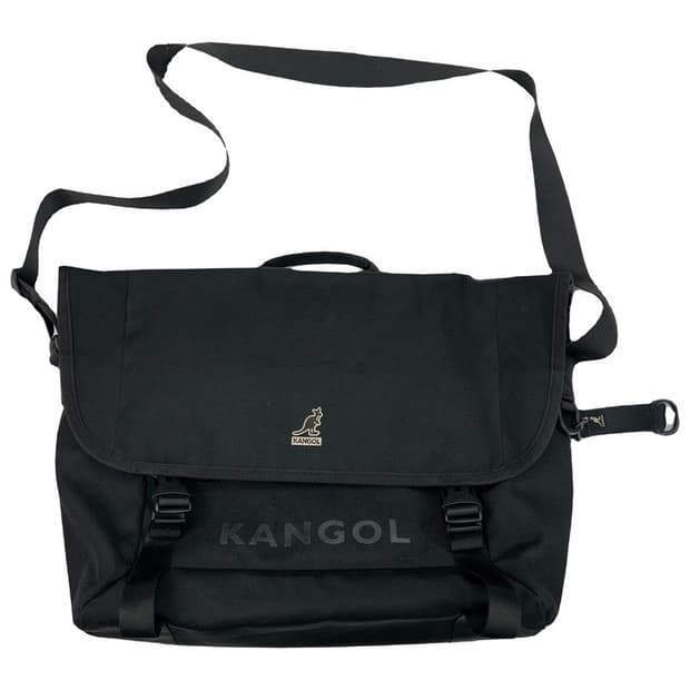 캉골 윈티드 메신저백 블랙