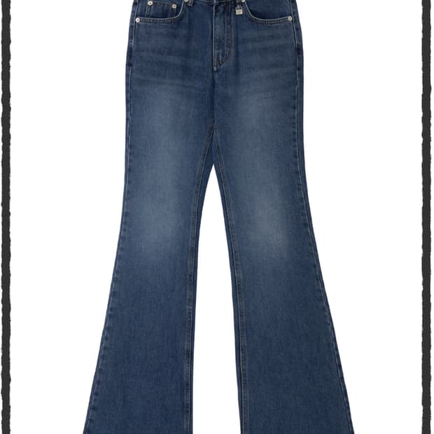 페일제이드 미드라이즈 부츠컷 데님 베이직 블루 M