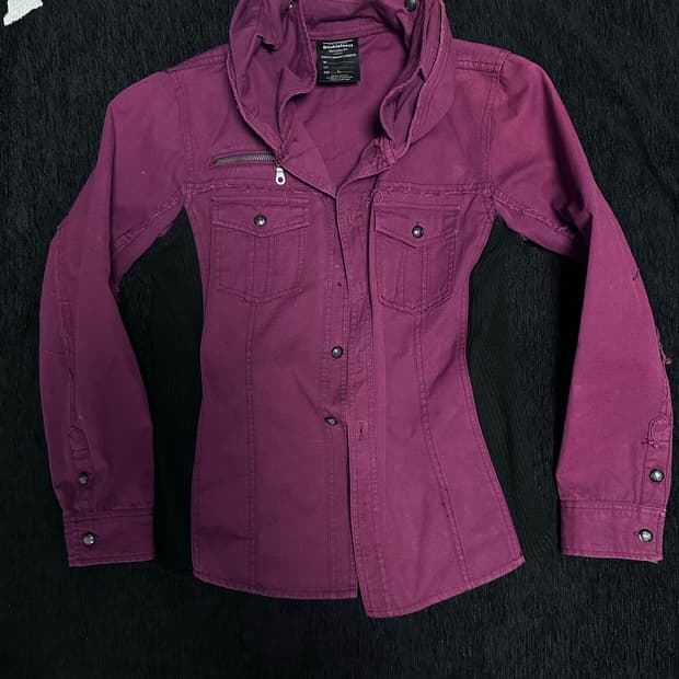 Double focus 라이더 자켓 