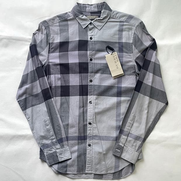 [정품] 버버리 브릿 셔츠 자이언트 체크 셔츠