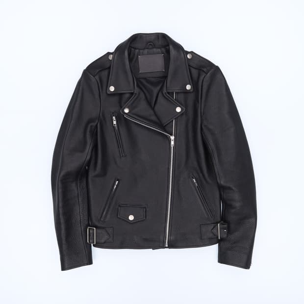 L 비바스튜디오 여성 싱글 라이더 가죽 자켓 4166