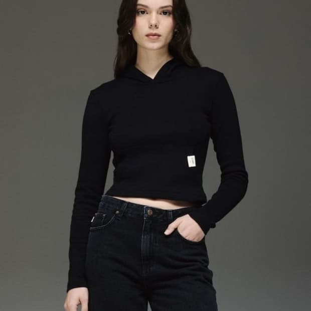 글로니 glowny 컴포트 후디 black 새상품