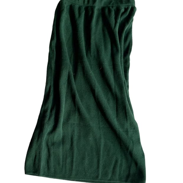 Green Knit Skirt 그린 니트 스커트