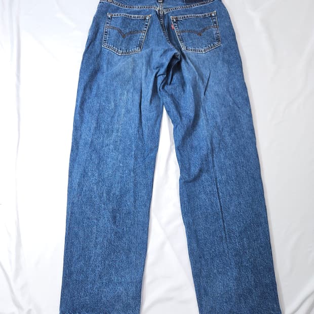 00s 리바이스 BAGGY 노패치 4811데님팬츠 와이드 빈티지30x34