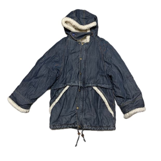 로데오 크라운스 양털 청자켓