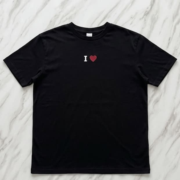 I♥️ 블랙 반팔티 L