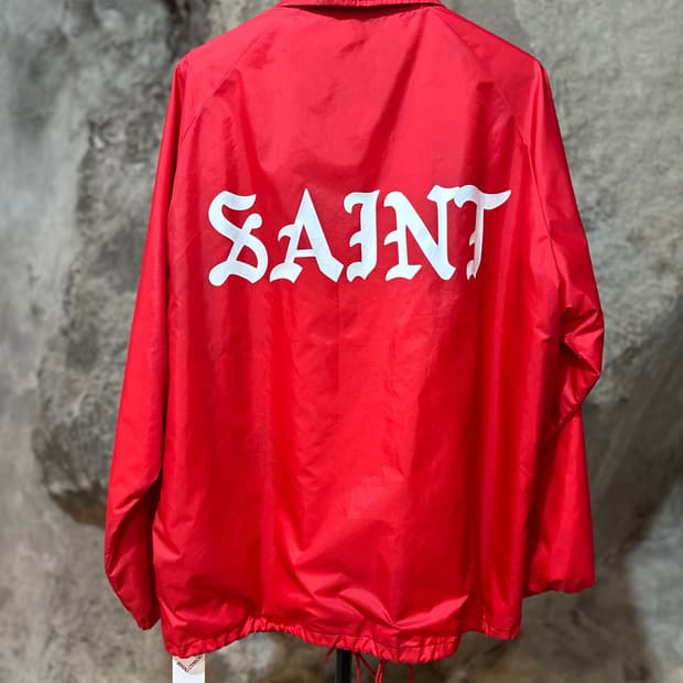 세인트 마이클 23SS SAINT 코치자켓 레드