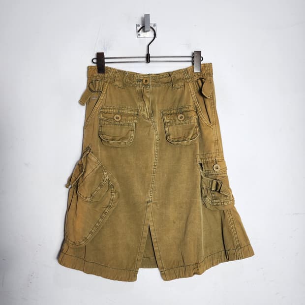 A&F 빈티지 카고 미디 스커트