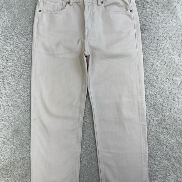 무신사 스탠다드 크림 진/무탠다드/#3269