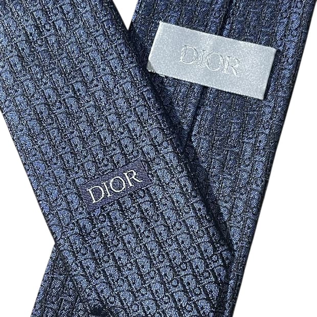 디올옴므 오블리크 실크 넥타이