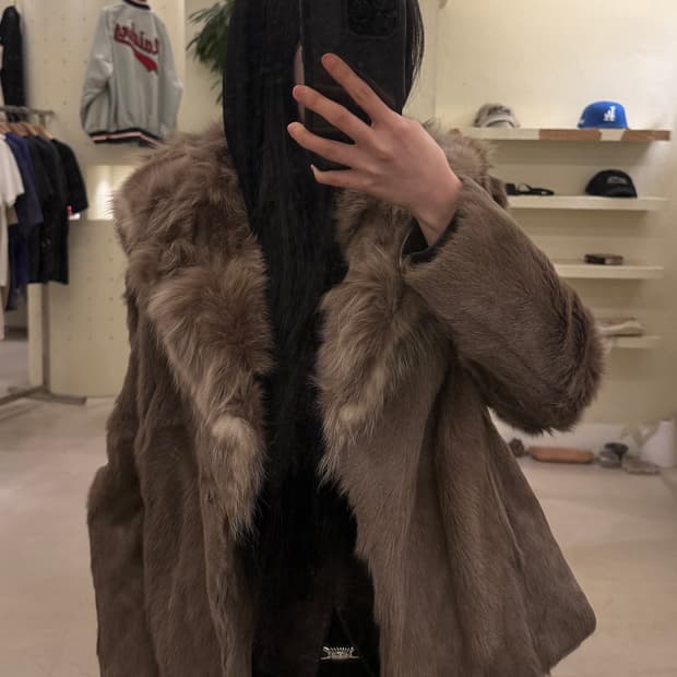 빈티지 양털 퍼 자켓  U20