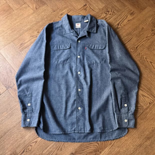 [M]리바이스 인디안 마드라스 샴브레이 셔츠