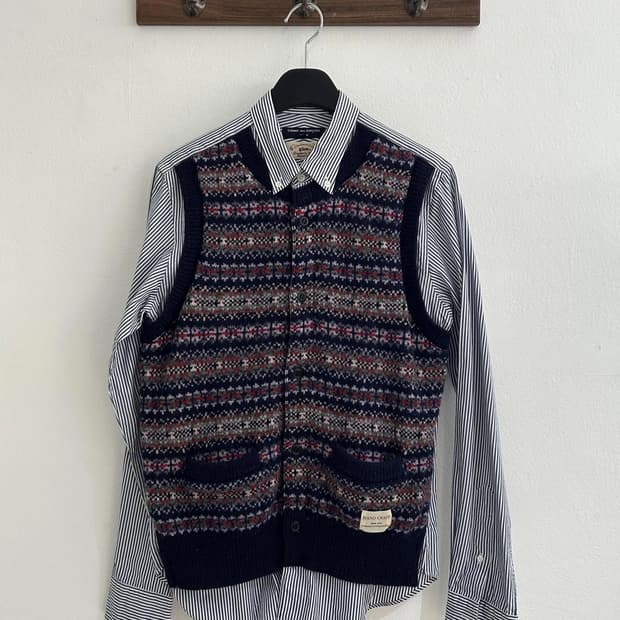 꼼데가르송 옴므플러스 셔츠