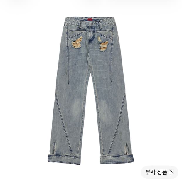 미스치프 어나토미 진 팬츠 블루그레이 M