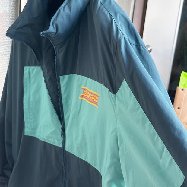 [정품/XL] 산타크루즈 체커보드 백로고 투웨이 바람막이 