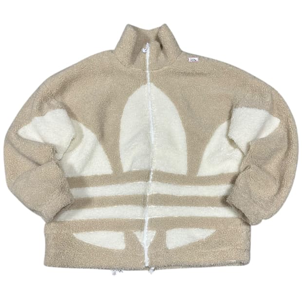 ✨ (바배) 아디다스 빅트레포일 뽀글이 플리스 집업 