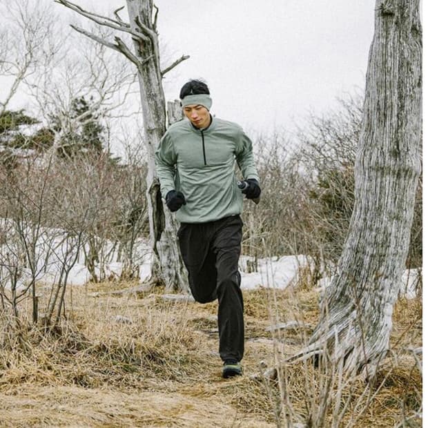 케일 라이브 울 믹스 하프집 그린 xl