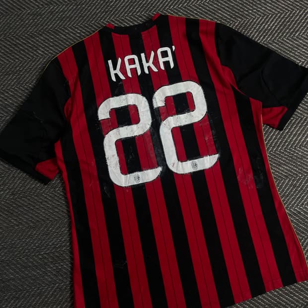 아디다스 ac밀란 13-14 시즌 리그 패치 카카 유니폼y 3521