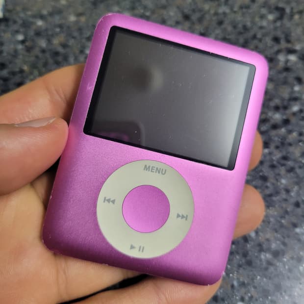 애플 아이팟 나노 3세대 8기가 핑크색 부품용