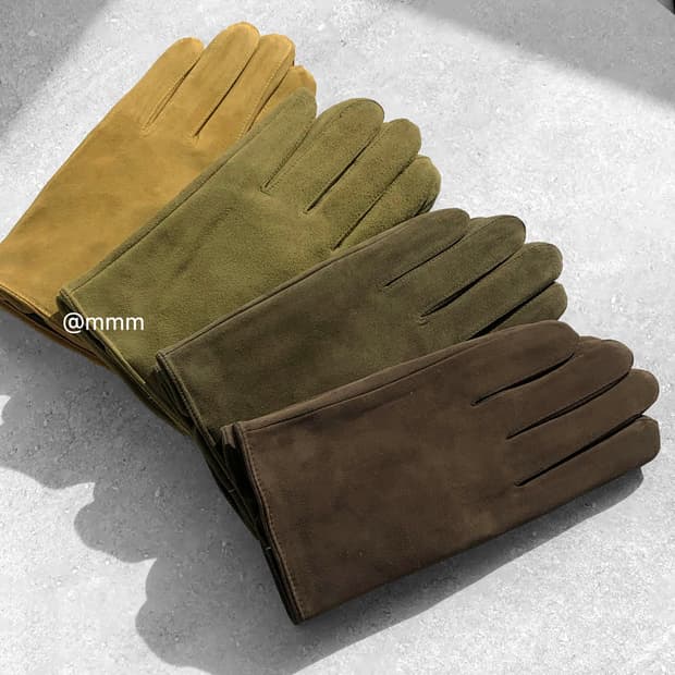 [Unisex] 스웨이드 가죽 장갑 스마트터치