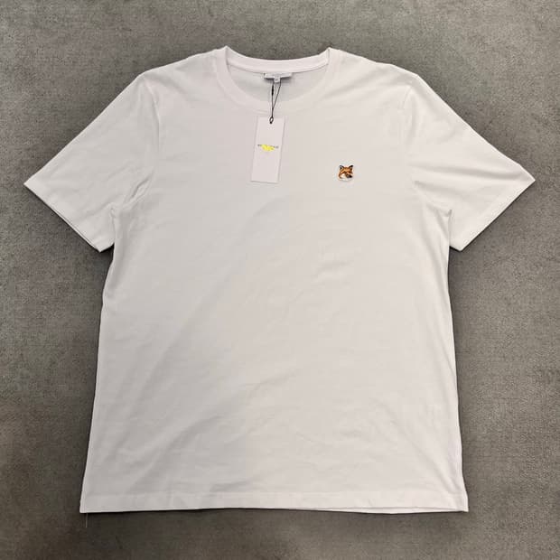 새상품 XXL 메종키츠네 폭스헤드 반팔티