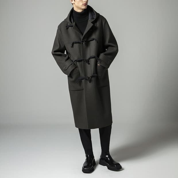 데이몬지져스 더플 코트 카키 S