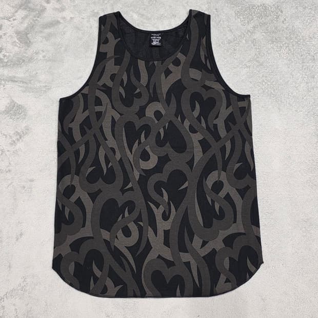 04AW 넘버나인 하트 트라이벌 카모 탱크탑