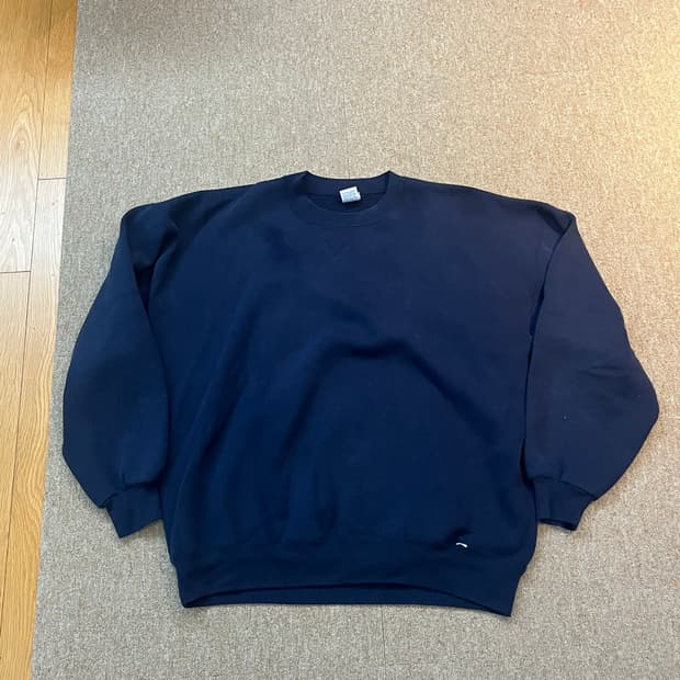 90s 미제 러셀 스웻 네이비