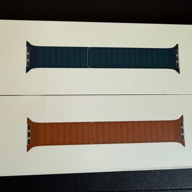 애플워치 38/40/41mm 규격 레더 마그네틱 정품스트랩